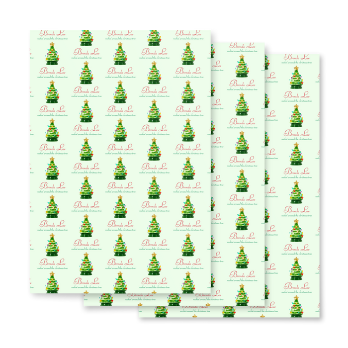Brenda Lee Christmas Wrapping Paper Stack