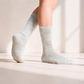 BUENA VISTA Elastic-Free 3-Ply 67% Hemp 33% Organic Cotton Crew Socks (No Polyester, No Latex, No Spandex, No Nylon, No Polyamide, No Plastic, No Synthetics) (100% Biodegradable)