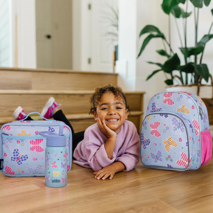 Butterfly Garden Blue Backpack