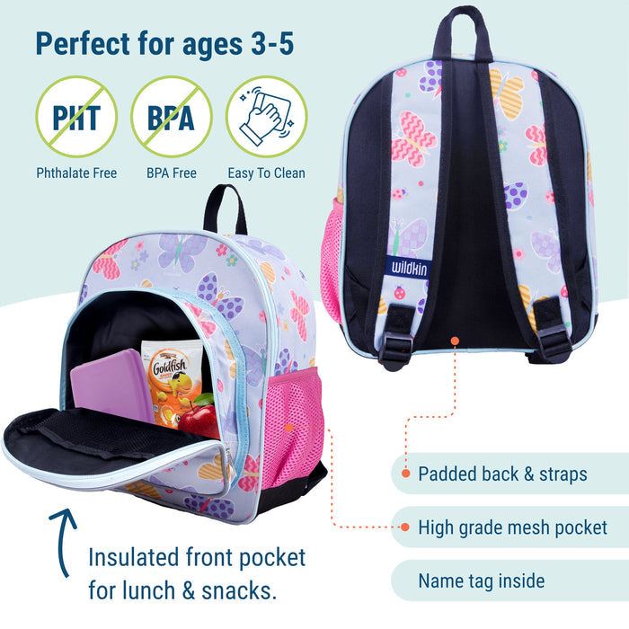 Butterfly Garden Blue Backpack