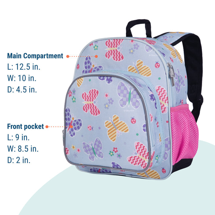 Butterfly Garden Blue Backpack