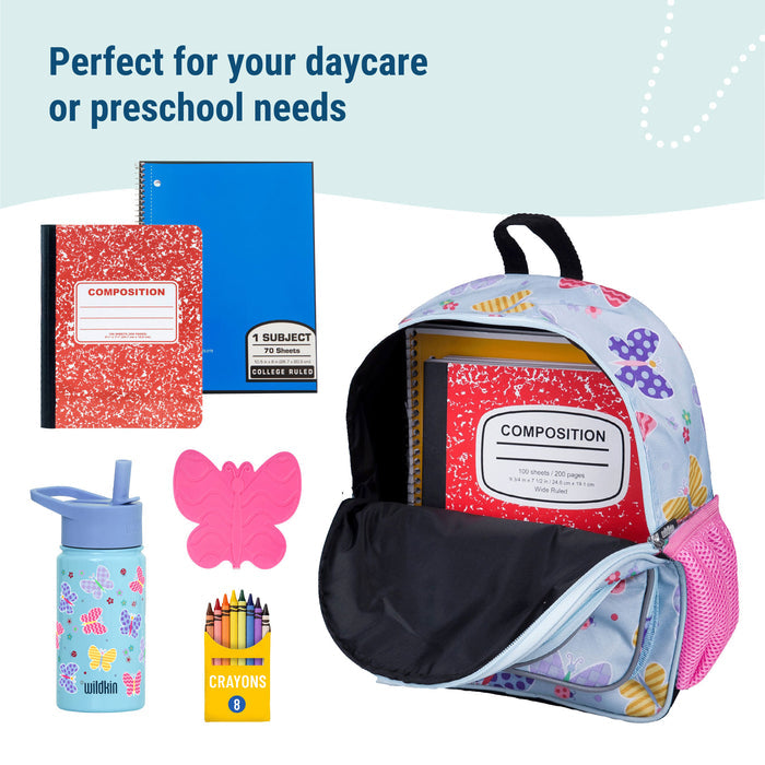 Butterfly Garden Blue Backpack