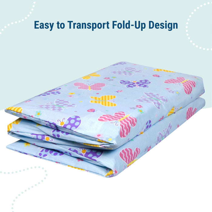 Butterfly Garden Blue Original Rest Mat Cover
