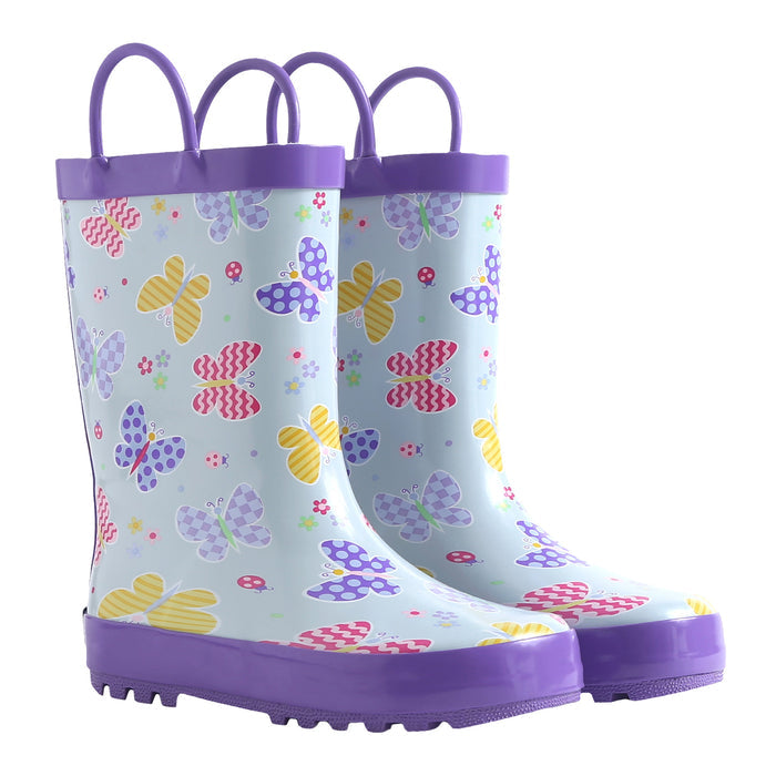 Butterfly Garden Rubber Rainboots