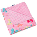 Butterfly Garden Velour Baby Blanket