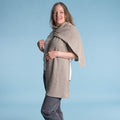 100% organic linen knit scarf