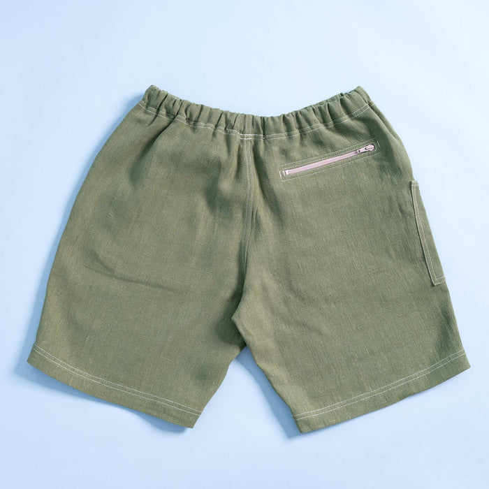 biodegradable 100% organic hemp shorts