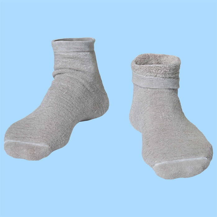organic linen anklet socks