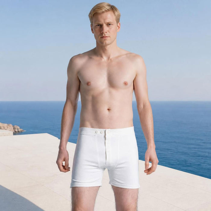 elastic-free 100% certified organic cotton boxer briefs plastic-free polyester-free