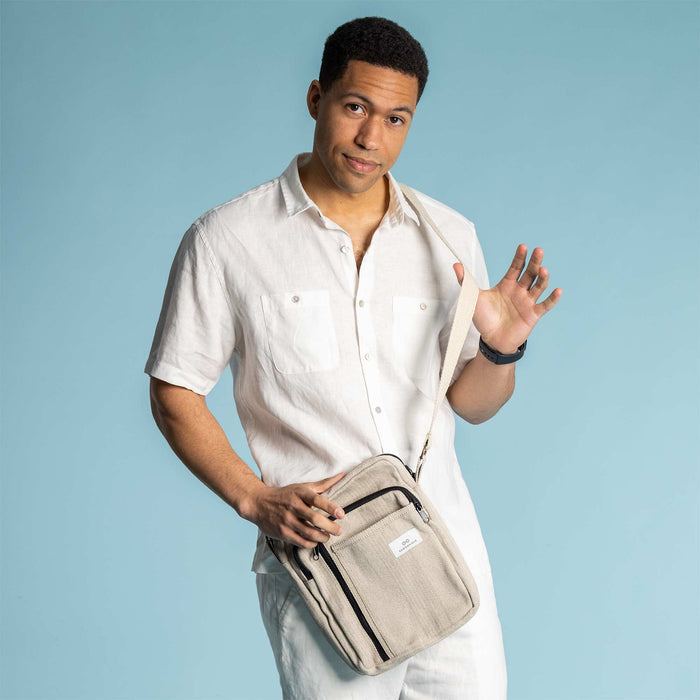 hemp crossbody bag