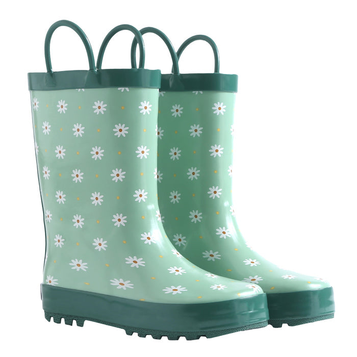 Daisy Rubber Rainboots