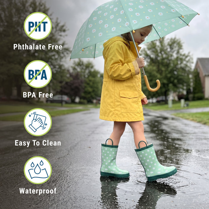 Daisy Rubber Rainboots