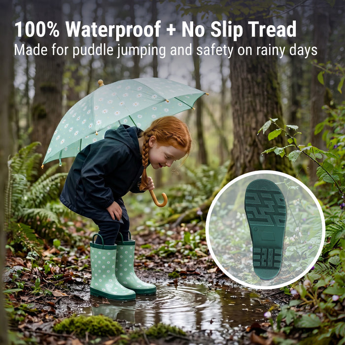 Daisy Rubber Rainboots
