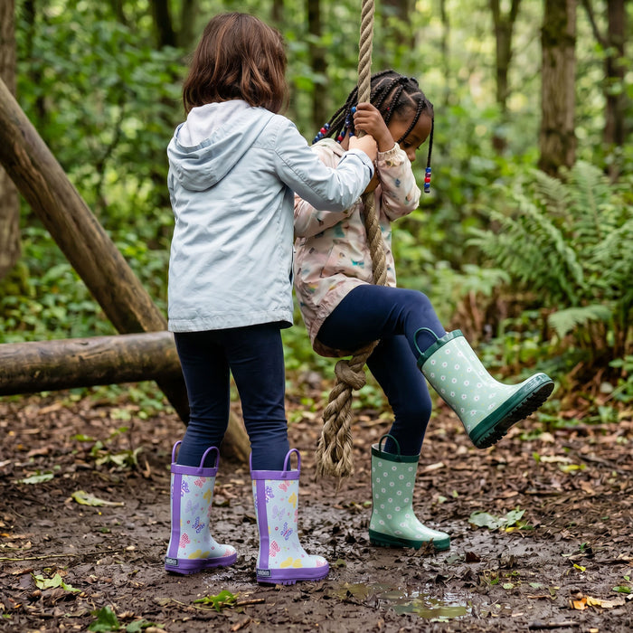 Daisy Rubber Rainboots