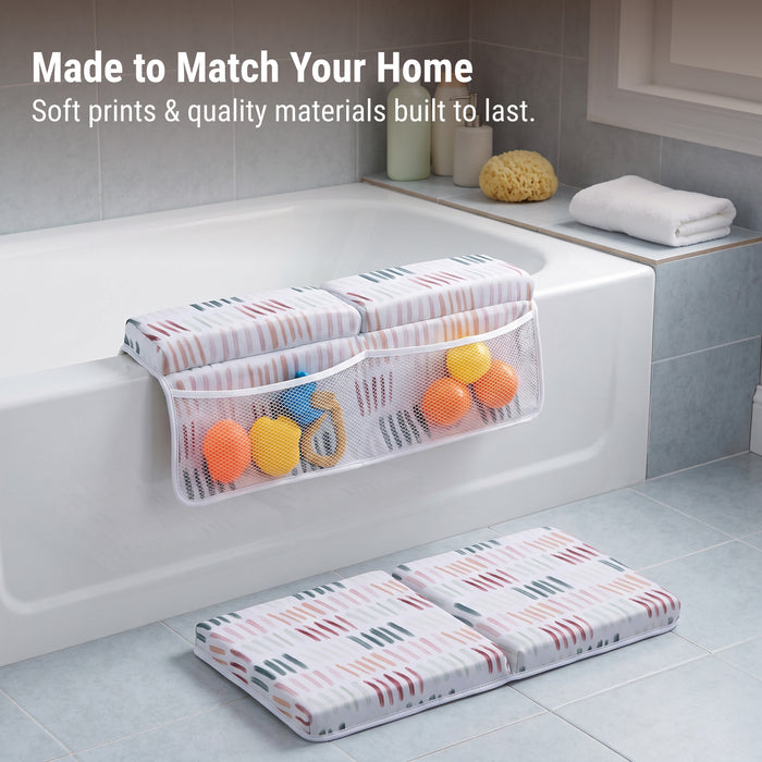 Dashes Bath Kneeler & Elbow Rest Set