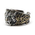 DEMONIC TIGER RING SILVER Tiger-Universe