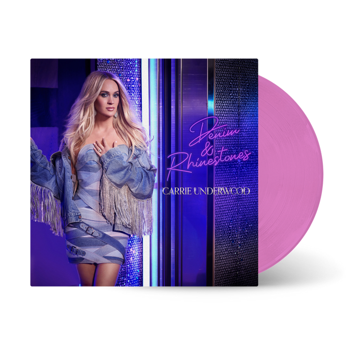 DENIM & RHINESTONES Purple Vinyl