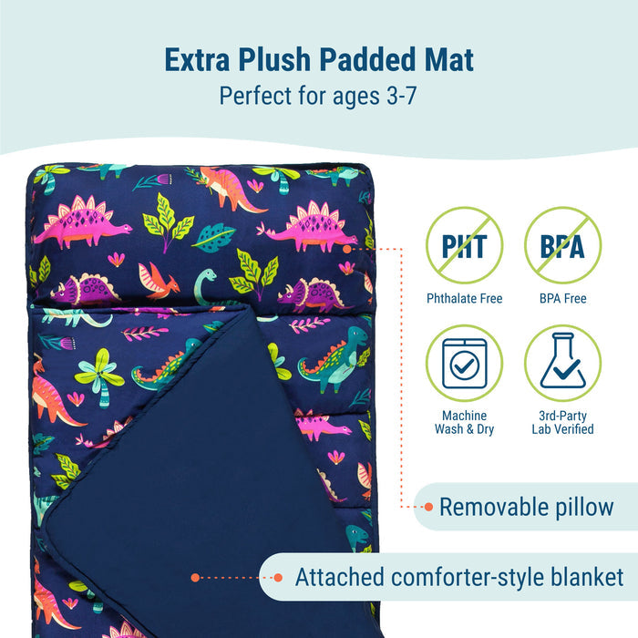 Dino Pals Microfiber Kids Nap Mat