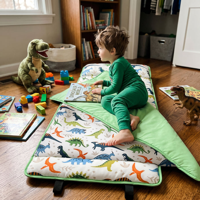 Dinosaur Adventures Microfiber Kids Nap Mat