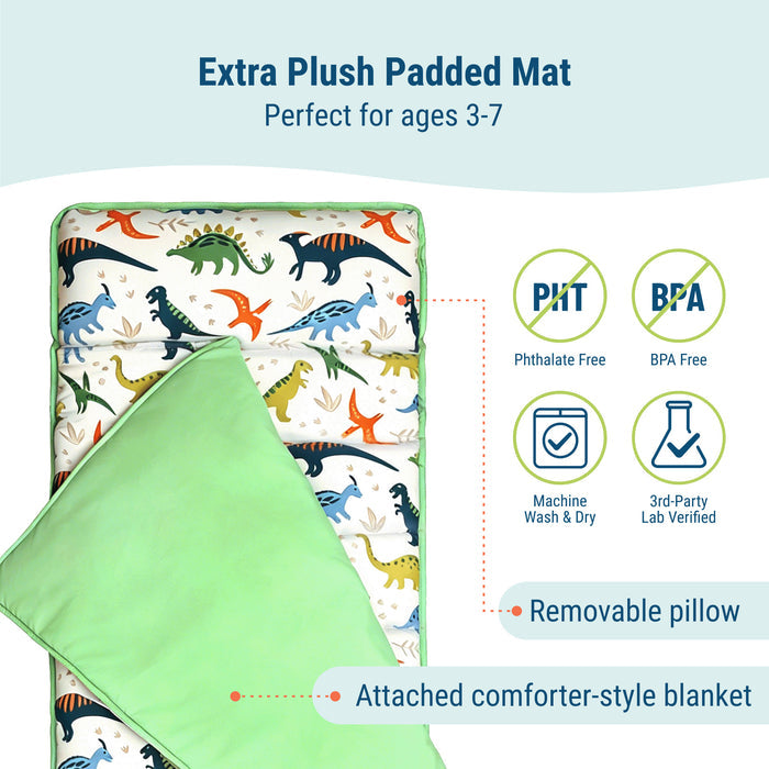 Dinosaur Adventures Microfiber Kids Nap Mat