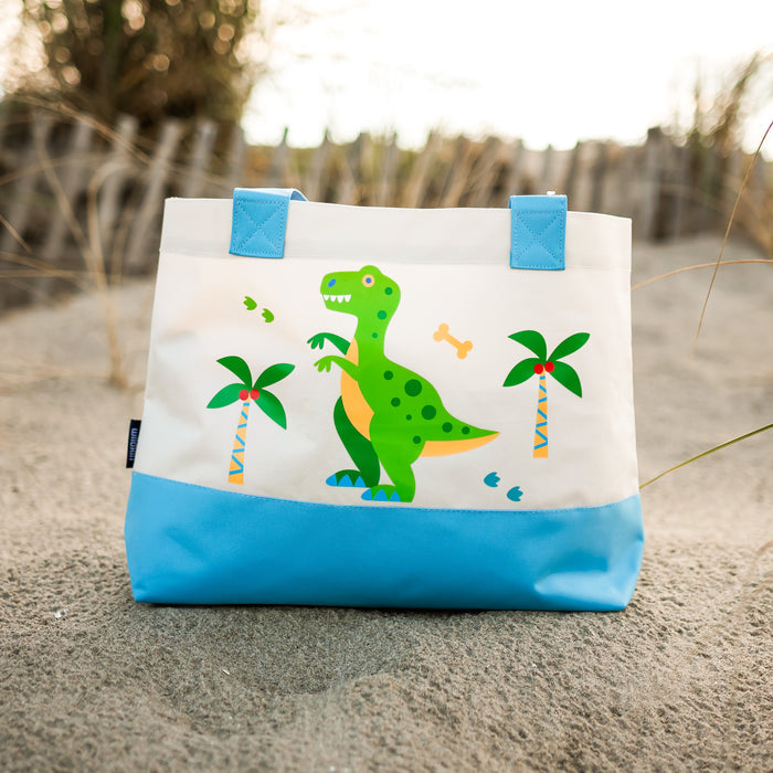 Dinosaur Land Beach Tote