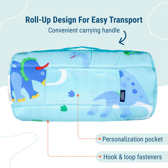 Dinosaur Land Microfiber Kids Nap Mat