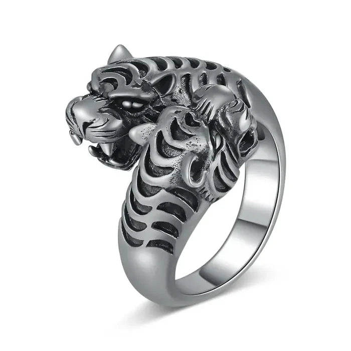 DOUBLE HEADED TIGER RING Tiger-Universe