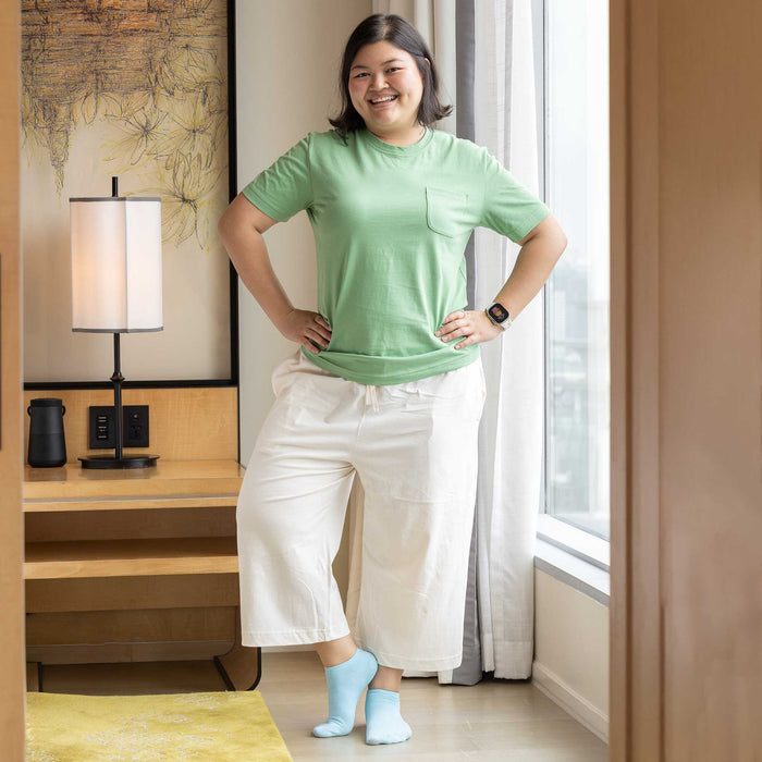 Organic cotton biodegradable long shorts