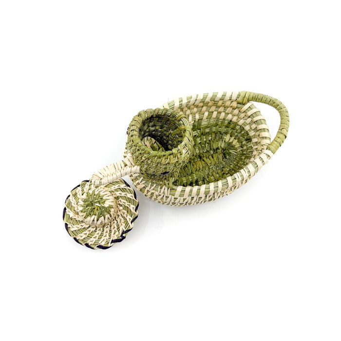 Duck with Hat Woven Sculpture