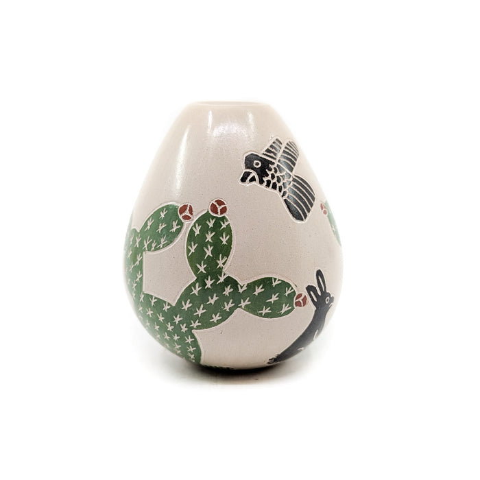 Eagle and Cactus Seed Pot