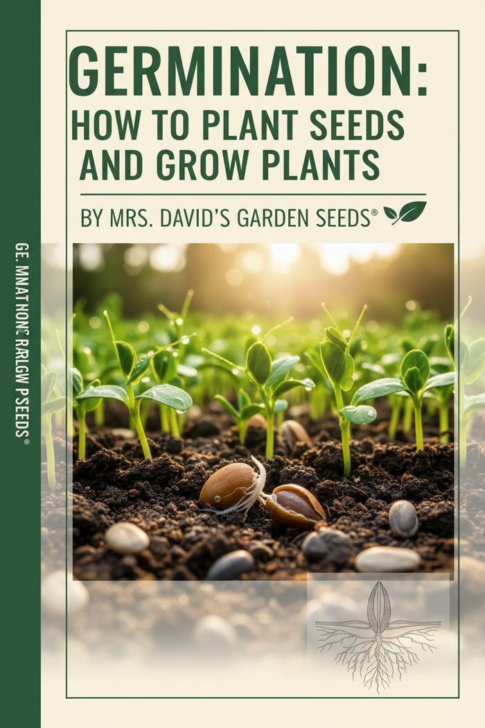 eBook Germination: How To Plant Seeds And Grow Plants by Mrs. David's Garden Seeds®