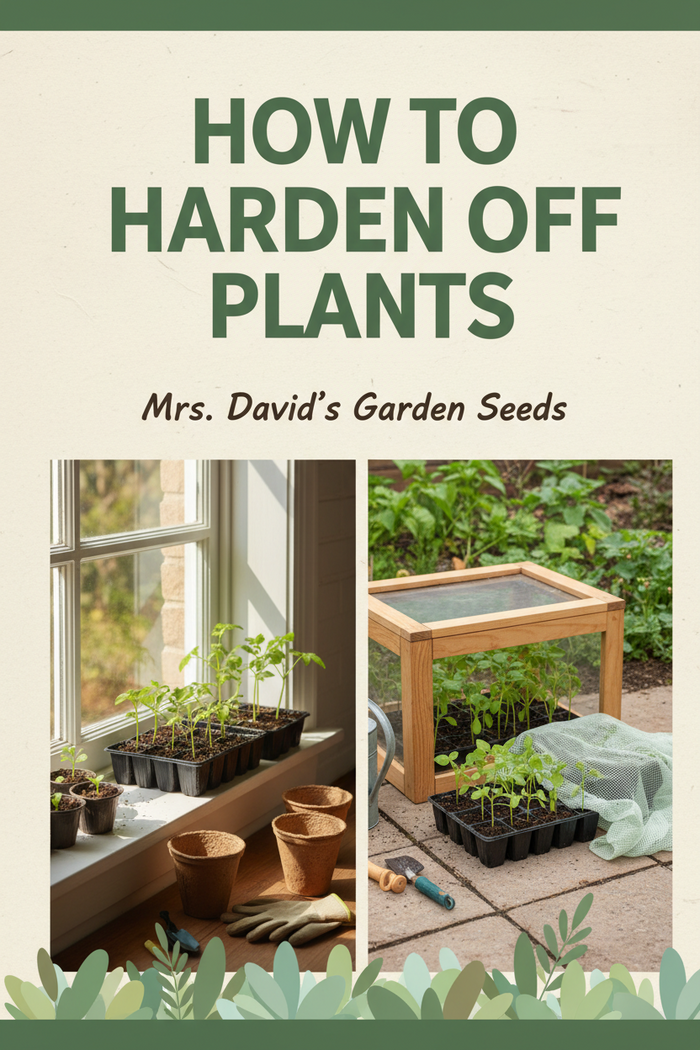eBook How To Harden Off Plants by Mrs. David's Garden Seeds®