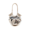 Elegant Mata Ortiz Wedding Vase with Butterfly Motif