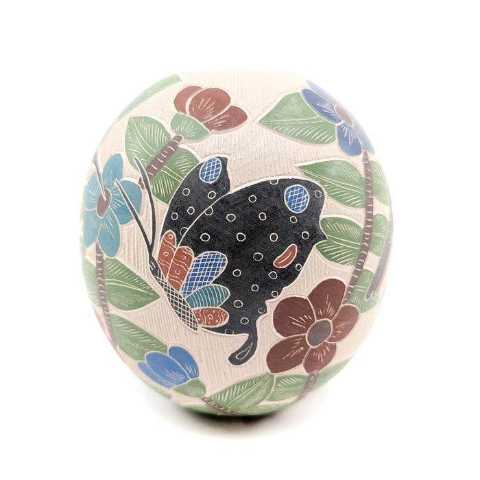 Etched Pollinators Mata Ortiz Pot
