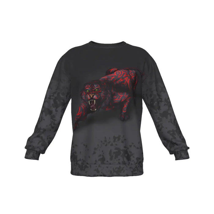 Evil Grey Tiger Sweatshirt Tiger-Universe