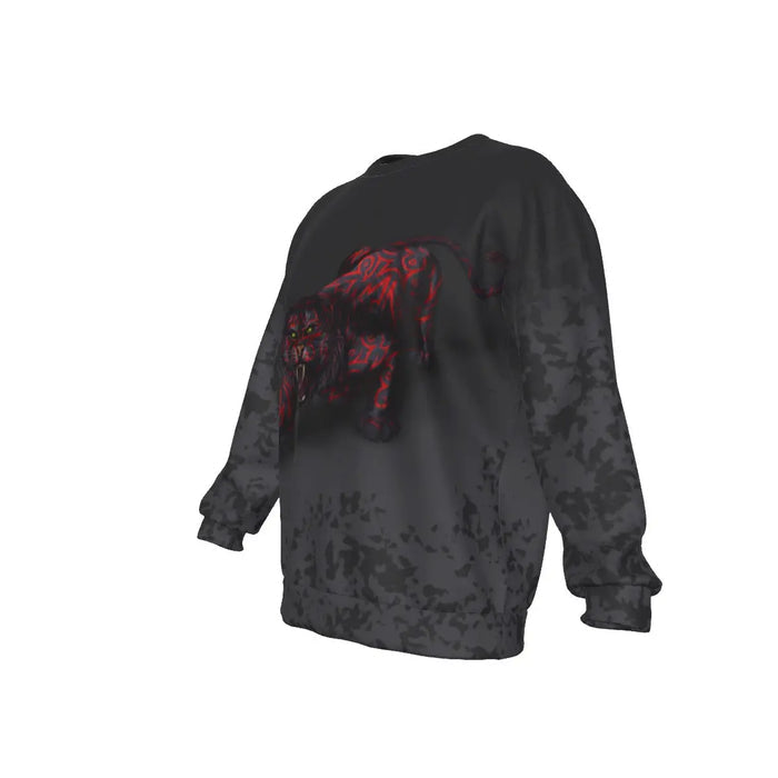 Evil Grey Tiger Sweatshirt Tiger-Universe