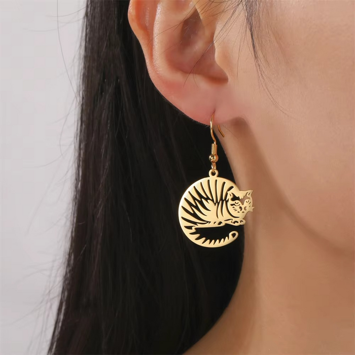 EGYPTIAN TIGER EARRINGS Tiger-Universe