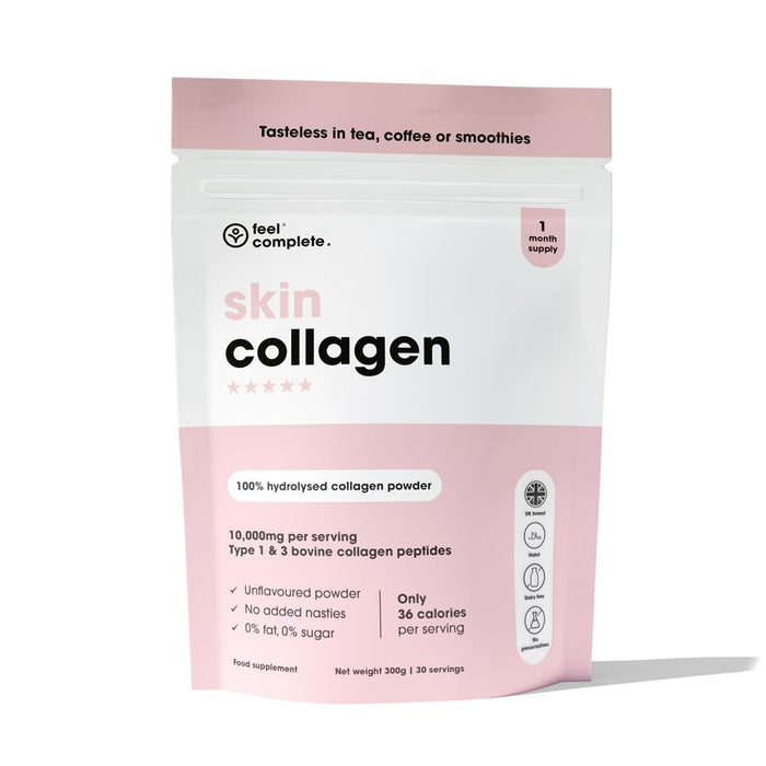 (Grass Fed) Skin Collagen Powder Tasteless Bovine 300g