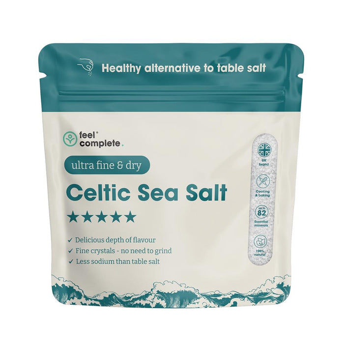 Organic Approved Celtic Sea Salt Ultra Fine Lab Tested 200g