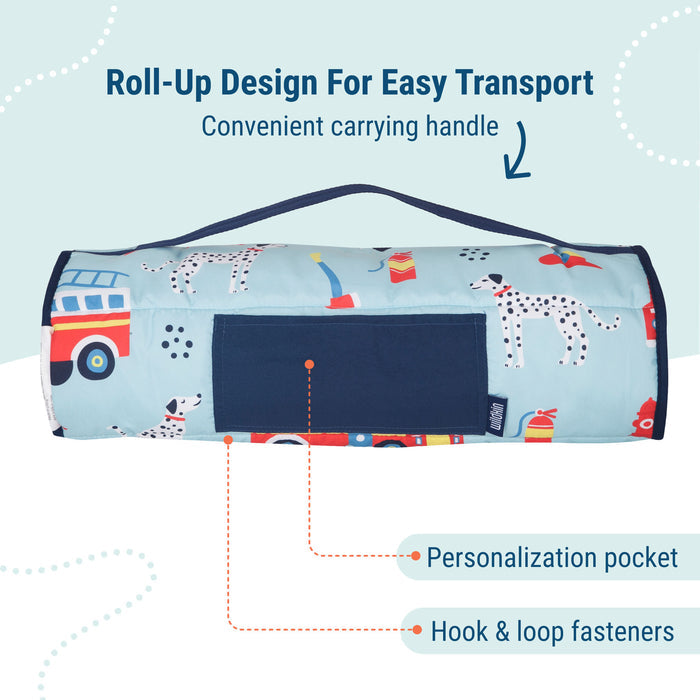 Firefighters Microfiber Toddler Nap Mat