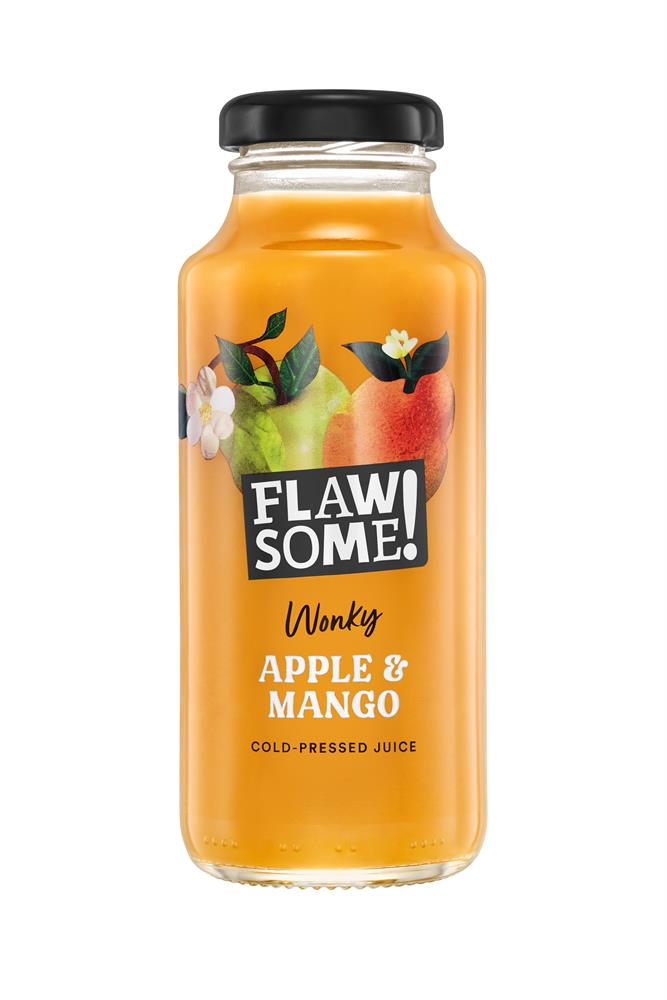 Flawsome Apple & Mango Cold-Pressed Juice Glass 250ml