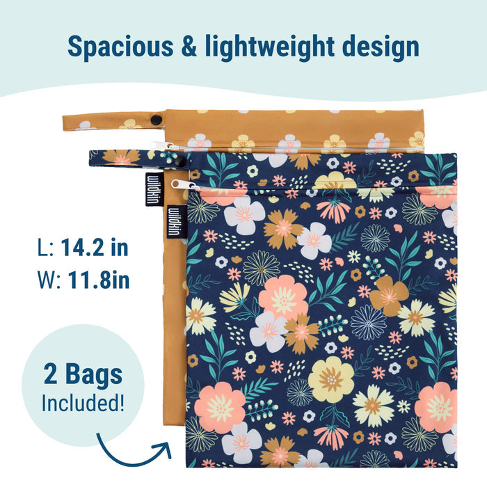 Floral Bloom 2-Pack Wet Bag Set