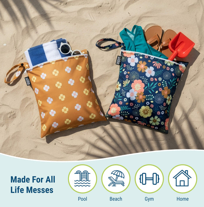 Floral Bloom 2-Pack Wet Bag Set