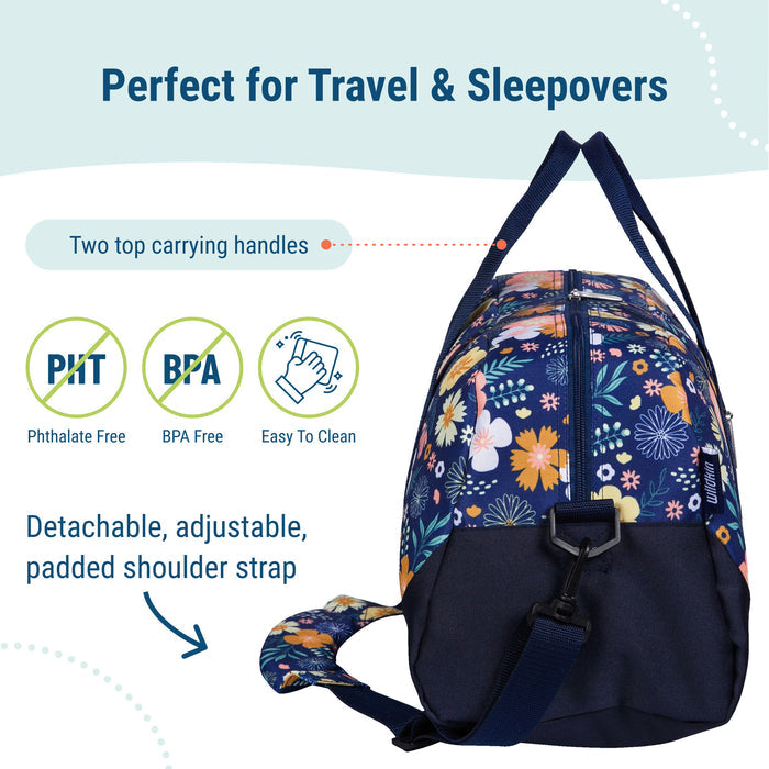 Floral Bloom Overnighter Duffel Bag