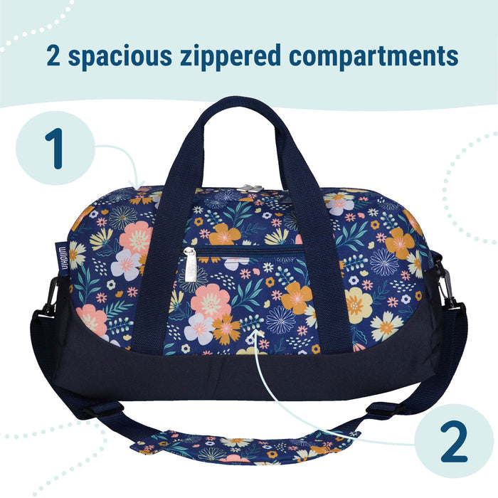 Floral Bloom Overnighter Duffel Bag