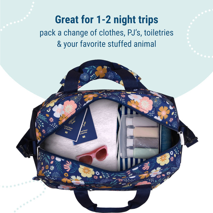 Floral Bloom Overnighter Duffel Bag