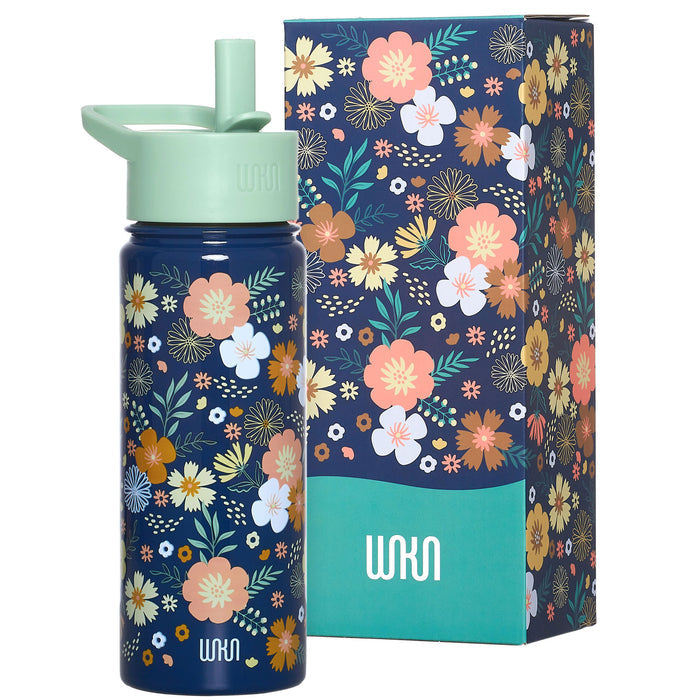 Floral Bloom Steel Water Bottle