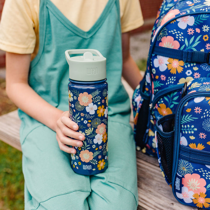 Floral Bloom Steel Water Bottle