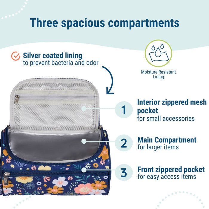 Floral Bloom Toiletry Bag