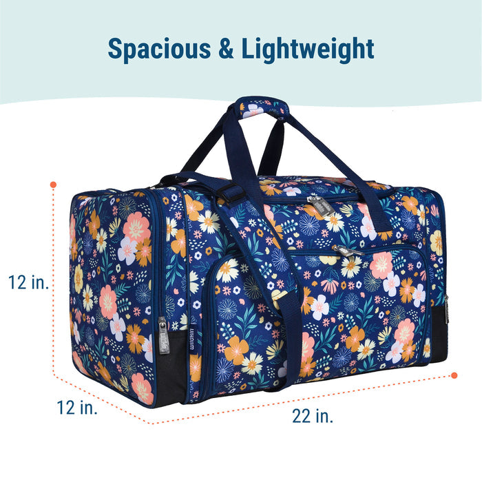 Floral Bloom Weekender Duffel Bag